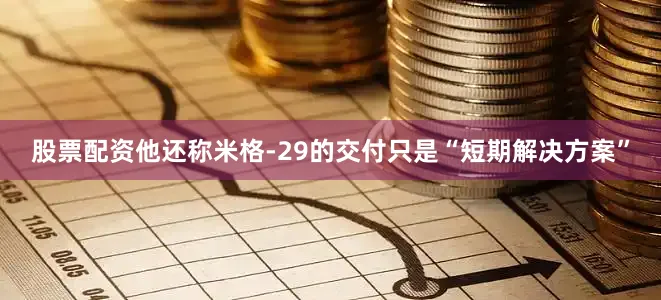 股票配资他还称米格-29的交付只是“短期解决方案”